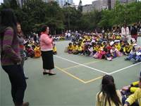 100學年度下學期防震疏散演練