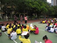 100學年度下學期防震疏散演練