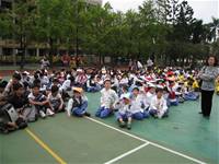 100學年度下學期防震疏散演練