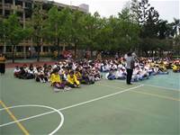 100學年度下學期防震疏散演練