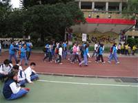 100學年度下學期防震疏散演練