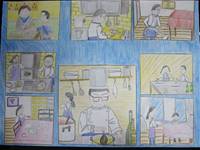 100學年度[性別平等教育宣導月]四格漫畫比賽