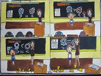 100學年度[性別平等教育宣導月]四格漫畫比賽