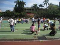 100學年度一年級拍球比賽