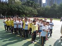 100學年度一年級拍球比賽