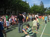 100學年度二年級拍球比賽