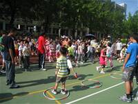 100學年度二年級拍球比賽