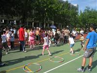 100學年度二年級拍球比賽