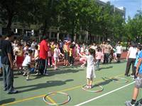 100學年度二年級拍球比賽