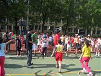 100學年度二年級拍球比賽