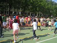 100學年度二年級拍球比賽