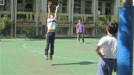 100學年度三年級投籃比賽