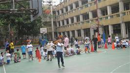 100學年度三年級投籃比賽