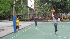 100學年度三年級投籃比賽