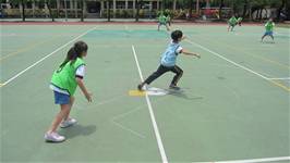 100學年度四年級足壘球比賽