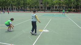 100學年度四年級足壘球比賽