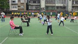 扯鈴與跳繩隊榮獲100學年度北市教育盃民俗體育比賽乙類團體組特優