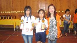 扯鈴與跳繩隊榮獲100學年度北市教育盃民俗體育比賽乙類團體組特優