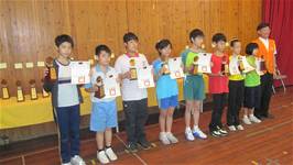 扯鈴與跳繩隊榮獲100學年度北市教育盃民俗體育比賽乙類團體組特優