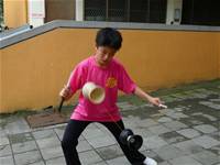 扯鈴與跳繩隊榮獲100學年度北市教育盃民俗體育比賽乙類團體組特優