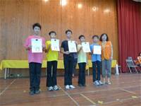 扯鈴與跳繩隊榮獲100學年度北市教育盃民俗體育比賽乙類團體組特優