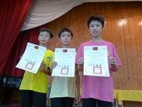 扯鈴與跳繩隊榮獲100學年度北市教育盃民俗體育比賽乙類團體組特優