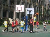 100學年度六年級籃球比賽