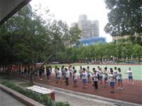 100學年度建安國小五年級班際健康操比賽 