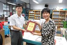 蔡志超、殷乃仁老師參加100學年度中小學班網競賽獲「優等」