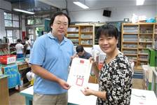 蔡志超、殷乃仁老師參加100學年度中小學班網競賽獲「優等」