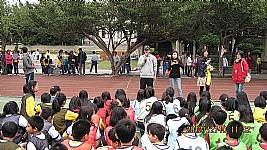 101學年度體育表演會5.6年級大隊接力及3-6年及個人競賽