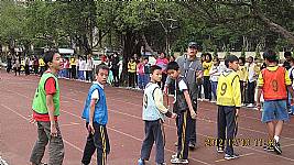 101學年度體育表演會5.6年級大隊接力及3-6年及個人競賽