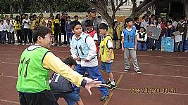 101學年度體育表演會5.6年級大隊接力及3-6年及個人競賽