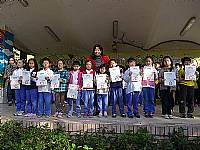 一月份榮譽獎狀頒獎