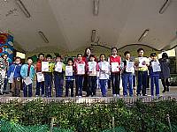 一月份榮譽獎狀頒獎