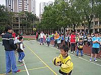 101學年度二年級拍球比賽