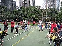 101學年度二年級拍球比賽