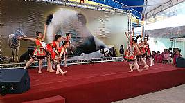 103_1_19_本校舞蹈團於動物園歡慶小貓熊圓仔開展表演活動