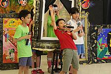 美術班畢業美展開幕式表演活動