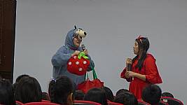 純潔協會蒞校宣導，講題：「小紅帽與大野狼」