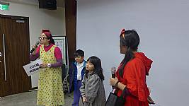 純潔協會蒞校宣導，講題：「小紅帽與大野狼」