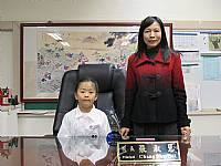 2015/01/14班級模範生與校長合影