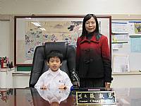 2015/01/14班級模範生與校長合影