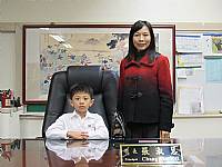 2015/01/14班級模範生與校長合影