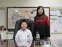2015/01/14班級模範生與校長合影