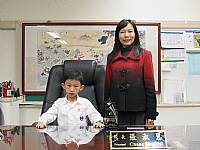 2015/01/14班級模範生與校長合影
