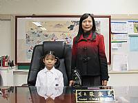 2015/01/14班級模範生與校長合影