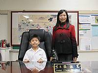 2015/01/14班級模範生與校長合影