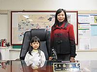 2015/01/14班級模範生與校長合影