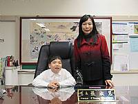 2015/01/14班級模範生與校長合影